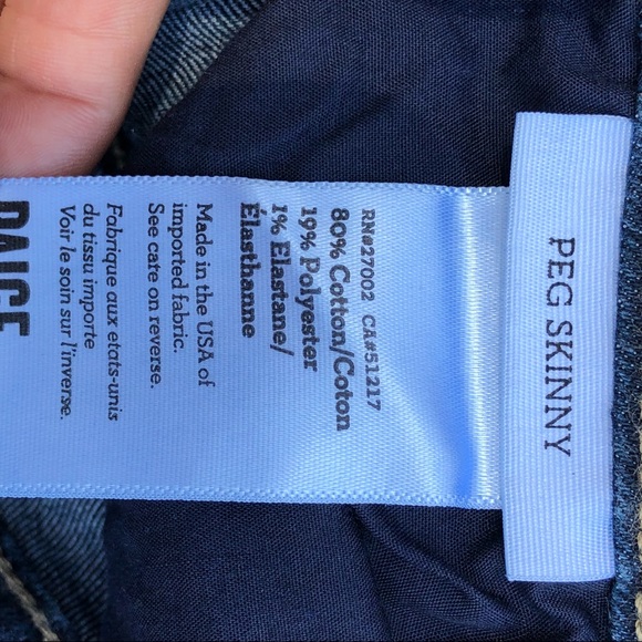 Paige PEG SKINNY JEANS IN EUC - Picture 5 of 8